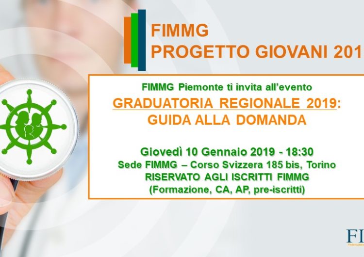 EVENTO: GRADUATORIA REGIONALE 2019: guida all’ ISCRIZIONE