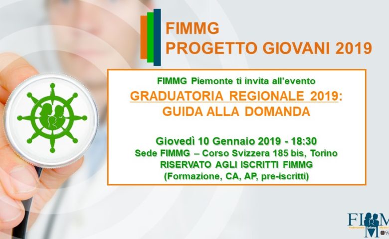 EVENTO: GRADUATORIA REGIONALE 2019: guida all’ ISCRIZIONE
